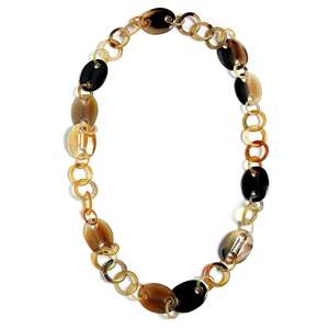 Collier en os de buffle personnalisé Collier en corne de buffle naturelle Produit indien fait à la main - Product Image 5