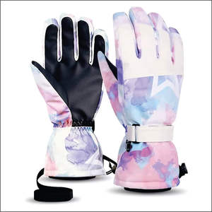 Waterproof Lightweight Breathable Polyester Winter <b>Warm</b> Ski <b>Gloves</b> Outdoor Sports Snowboard <b>Glove</b> with Windproof Protection - Product Image 2