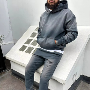 เสื้อฮู้ดดี้ผู้ชายดีไซน์ใหม่ ขายดี ผ้าฝ้าย 100% สำหรับฤดูหนาว แบบซิป  ขั้นต่ำในการสั่งซื้อน้อย ขายส่ง สำหรับงานสกรีน พิมพ์ลายซันเฟด ผลิตในปากีสถาน - Product Image 5