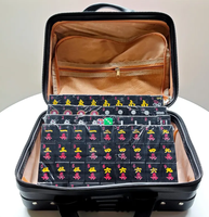 Ensemble de Mahjong noir motif de police boîte-cadeau de carreaux de Mahjong personnalisé ensemble de Mahjong américain