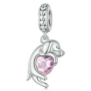 Fine <b>Charm</b> <b>Bracelet</b> for <b>Silver</b> Dog Carms Collection - Product Image 3