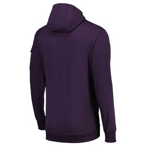 Sudadera con capucha informal para hombre 100% algodón y material transpirable patrón de estampado bordado ropa de invierno teñido liso - Product Image 3