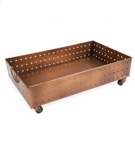 Vente chaude : Organisateur de chaussures en métal blanc de style vintage pour l'entrée de la maison, prix d'usine - Product Image 4