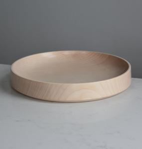 Bol de service en bois de luxe fait main pour fruits et salades - Centre de table décoratif en bois naturel pour la maison et la vaisselle de mariage - Product Image 1