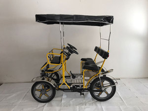 Triciclo eléctrico para uso comercial con toldo, triciclo eléctrico de bajo costo en venta - Product Image 2