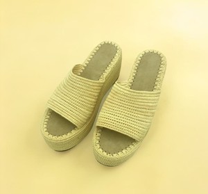 Tacones de mujer Rafia choes, Bombas choes, Rafia Marroquí Bombas, Zapatos de paja - Product Image 2