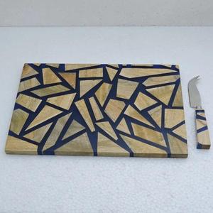 Prix de gros personnalisé nouveau design planche à découper fromage au beurre planche à fromage ronde en bois de bambou planche à découper de cuisine au meilleur vendeur - Product Image 2