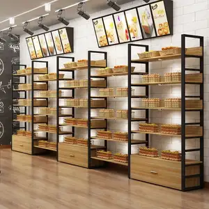 Systèmes de présentoirs de bouteille de magasin d'alcool en métal pour le marché de Shopfitting