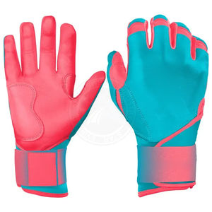 Guantes de Bateo de Béisbol Unisex, Nuevo Modelo, Ajustables, Ecológicos, Ligeros, con Soporte para la Muñeca, de Poliéster/Algodón y Cuero, Personalizables - Product Image 3