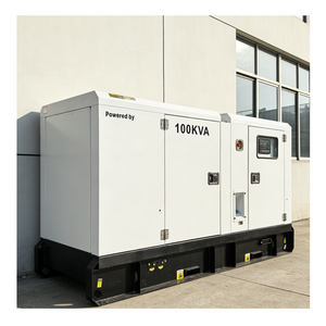 Générateur à vendre, usage industriel, silencieux, diesel, triphasé, avec ATS, 20-100 kVA, refroidissement par eau - Product Image 1