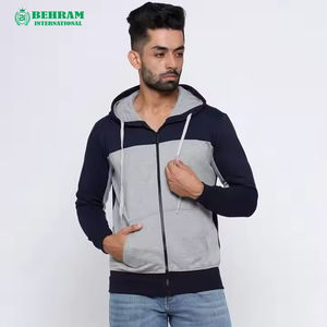 Sweat-shirts à fermeture éclair unisexes tendance, de la meilleure qualité, doux et confortables, 100% coton polaire/éponge française, pour l'hiver - Product Image 1
