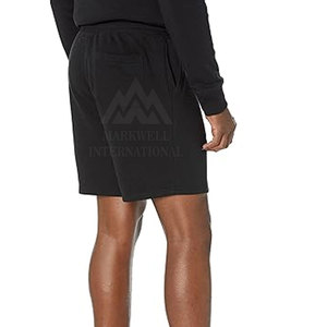 Pantalones Cortos Casuales de Algodón con Cintura Elástica, Diseño Personalizado, para Hombre, Patrón Sólido, Logotipo Impreso, Talla Adulto, Fabricados en Pakistán - Product Image 2