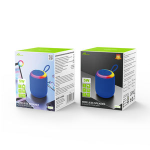 KMS-M21-A บ้าน digitalome 5W ไร้สายแบบพกพา TWS ลำโพงบลูทูธพร้อมไฟ LED RGB สำหรับกลางแจ้งและบ้าน - Product Image 2