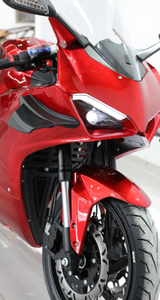 Moto électrique de course haute performance 5000W pour adultes, 130 km/h, moteur central à chaîne, 72V, sans balais, vélo électrique super rapide - Product Image 2