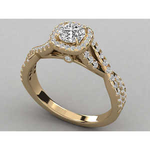 Anillo Solitario de Oro de 18K para Mujer con Diamante Cultivado en Laboratorio - Product Image 4