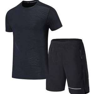 เสื้อยืดออกกำลังกายสำหรับผู้ชายและ100% ใส่ได้ทั้งชายและหญิงชุดวิ่งออกกำลังกายแขนสั้นผ้าฝ้ายระบายอากาศได้ดีพิมพ์โลโก้ได้ตามต้องการ - Product Image 1