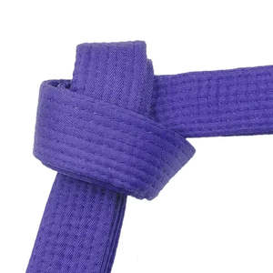 Diseño personalizado de alta calidad Karate Judo Belt OEM Service Factory Coloful Belt para Artes Marciales Precio al por mayor - Product Image 2