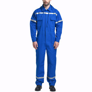 High Visibility Reflective <b>Waterproof</b> Windproof Breathable Zipper ANSI Class 2 Customizable Safety Coverall for Maintenance - Product Image 1