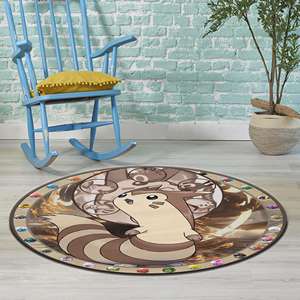 Alfombra de Anime Furret: Decoración para Sala de Juegos Japonesa, Regalo para Gamers, Alfombra Delgada de Tela No Tejida - Product Image 2