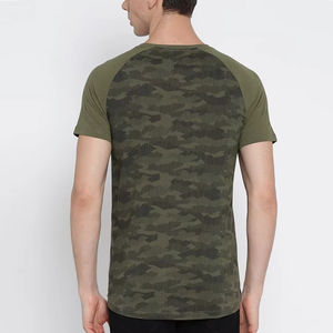 Camiseta de gimnasio para hombre superventas alta calidad cómoda transpirable 100% algodón nuevo estilo con mangas raglán - Product Image 6