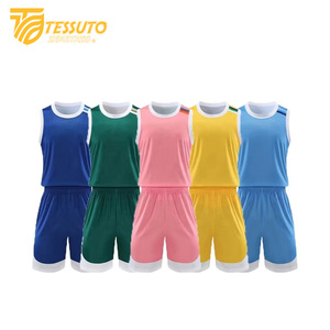 Conjunto de Camiseta de Baloncesto Unisex Personalizada, Ropa Deportiva de Secado Rápido, Transpirable, 100% Poliéster, Antibacteriana, Sin Mangas, con Logotipo Personalizado - Product Image 1