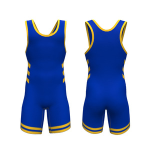 High Quality Custom Men's Youth Wrestling Singlets Wholesale Sublimation Martial Arts Wear <b>Cheap</b> MMa Singlets for Mens - Product Image 3
