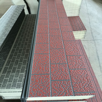 Meilleur prix Panneaux sandwich en PU Système mural en métal sculpté Revêtement mural extérieur imperméable Façade de bâtiment Solution de construction
