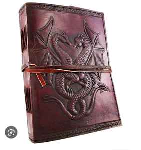 Journaux en cuir Hocus Pocus sur mesure en cuir à relief profond pour les yeux fabriqués à l'aide de papiers faits à la main en coton pour l'agate en gros - Product Image 6