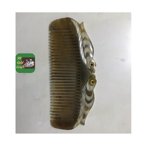 HIGH QUALITY BUFFALO HORN <b>COMB</b> MASSAGE HAIR CARE NATURAL HANDHELD <b>WIDE</b> TOOTH <b>COMB</b> TOOL HOME USE FROM 99 GOLD DATA - Product Image 5