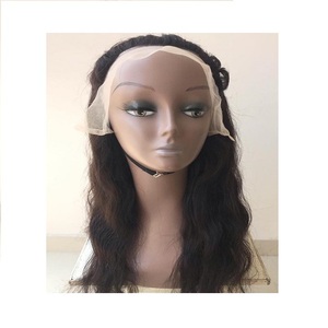 Peluca de cabello humano ondulado de 13x4, cabello Natural peruano ondulado de 20 pulgadas, color negro natural, venta al por mayor - Product Image 1