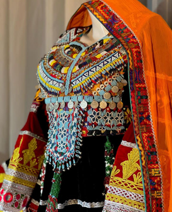 Colección de diseñador para Ropa Étnica afgana Hermosos vestidos Kuchi para niñas afganas 2024/2025 - Product Image 2