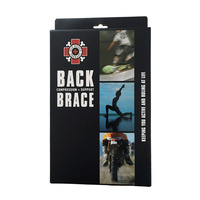 Boîte cadeau en carton ondulé personnalisée à impression rapide avec poignée pour l'emballage de soutiens lombaires sportifs