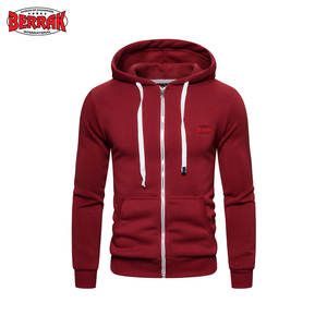 2025 nouveauté sweat à capuche en coton biologique pour hommes Logo personnalisé brodé fermeture à glissière respirant bouffée impression pour l'automne - Product Image 1