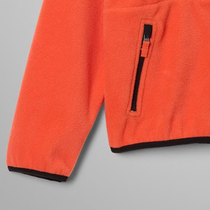 เสื้อสเวตเชิ้ตผ้าฟลีซพร้อมโลโก้แบบกำหนดเองสำหรับเด็กผู้ชาย ปิดด้วยซิปเพื่อความสบายและผ่อนคลาย รุ่นปี 2026 สำหรับฤดูหนาว คอตั้ง - Product Image 3