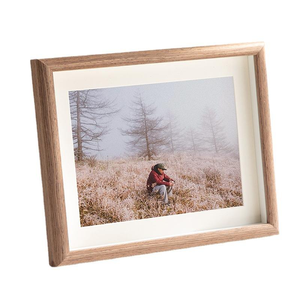 Cadre photo en bois de noyer avec verre pour décoration de table, vente en gros - Product Image 5