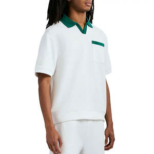 Nuevos polos Avirex de Color sólido transpirables personalizados para hombre, polos Avirex de Color sólido de alta calidad para hombre con bordado - Product Image 5