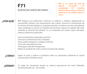 Olio da Taglio F71 (Faren 971003) - Product Image 2