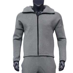 Conjuntos transpirables de talla grande de secado rápido para hombre de Invierno Polar antiarrugas cómodo entrenamiento deportivo gimnasio chándal para hombre - Product Image 3