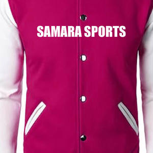 Chaqueta universitaria en blanco personalizada al por mayor, chaqueta de béisbol universitaria de cuero personalizada, chaqueta con letras bordadas - Product Image 6