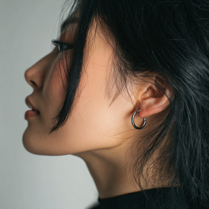 Jewelry <b>for</b> <b>women</b> fashion <b>hoop</b> <b>earrings</b> custom design 925 <b>silver</b> - Product Image 6