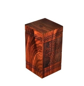 Custom Engraved Cross Cremation Human <b>Ashes</b> Urns for Adult Male Female Wooden for <b>Dog</b> Cat Pet Memorial Urn - Product Image 6