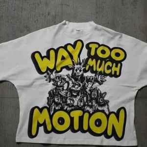 T-shirts pour hommes en coton 100% tricoté, grammage lourd, sérigraphiés, style streetwear, délavés à la pierre, à épaules tombantes, personnalisables - Product Image 5