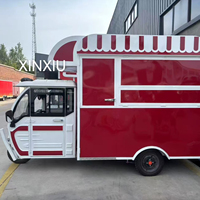 Chariot de nourriture mobile, chariot à hot-dogs, à pizzas, à hamburgers, tricycle électrique pour chariot de nourriture