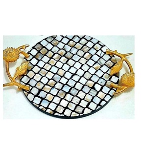 Modern Design Mother of Pearl Serving Trays Platter Hotels & Restaurant Serving Trays Kitchenware <b>for</b> Hot Sale - Product Image 1