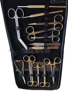 Juego de Cirugía de rumenotomía con mango dorado de alta calidad, instrumentos quirúrgicos veterinarios, bisturí, mango de acero inoxidable BP TARIQMFG.CO - Product Image 4