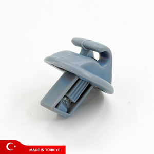 Clip de pare-soleil gris 2 pièces pour Renault 19 Clio I Megane I Kangoo 7702255080 - Product Image 1