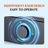 S7 JERTECH Speaker komputer LED, pengeras suara Mini 2.0 USB + AUX kotak Stereo lampu LED Desktop PC