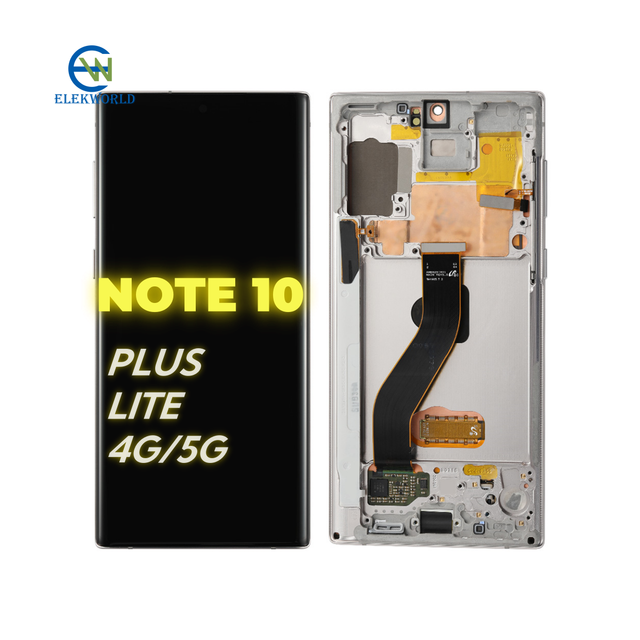 Original OLED LCD Screen Replacement for Samsung Galaxy Note 10 5G Plus Lite for Note Series Mobile Phone Display