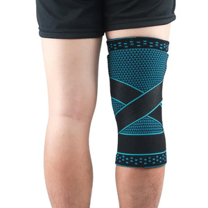 2024 MESS SPORTS Hot Sport Breathable <b>Elastic</b> Adjustment Knitted Neoprene <b>Knee</b> Pads & Wraps for Weightlifting Sale - Product Image 2