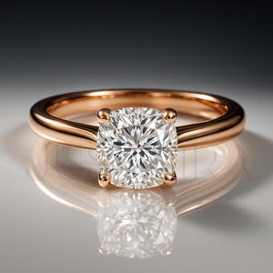 Premium VVS Cushion Cut Moissanite Diamond Prong Solitaire <b>Ring</b> for Women Silver Gold Rose Gold Plating Options Free Shipping - Product Image 3
